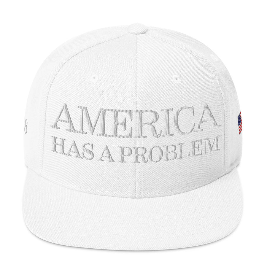 AHAP Classic Snapback — White